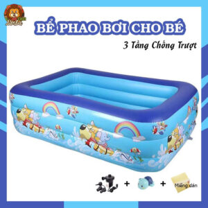 Phao Bơi Trẻ Em 3 Tầng Chống Trơn Trượt An Toàn Cho Bé