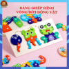 Đồ Chơi Ghép Hình Vòng Đời Động Vật, Bảng Xếp Hình Vòng Đời Động Vật